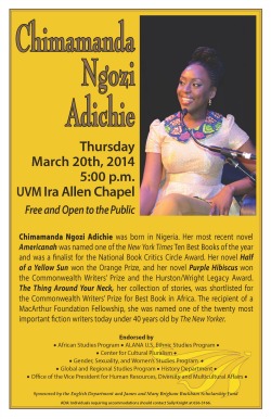 Chimamanda Ngozi Adichie poster